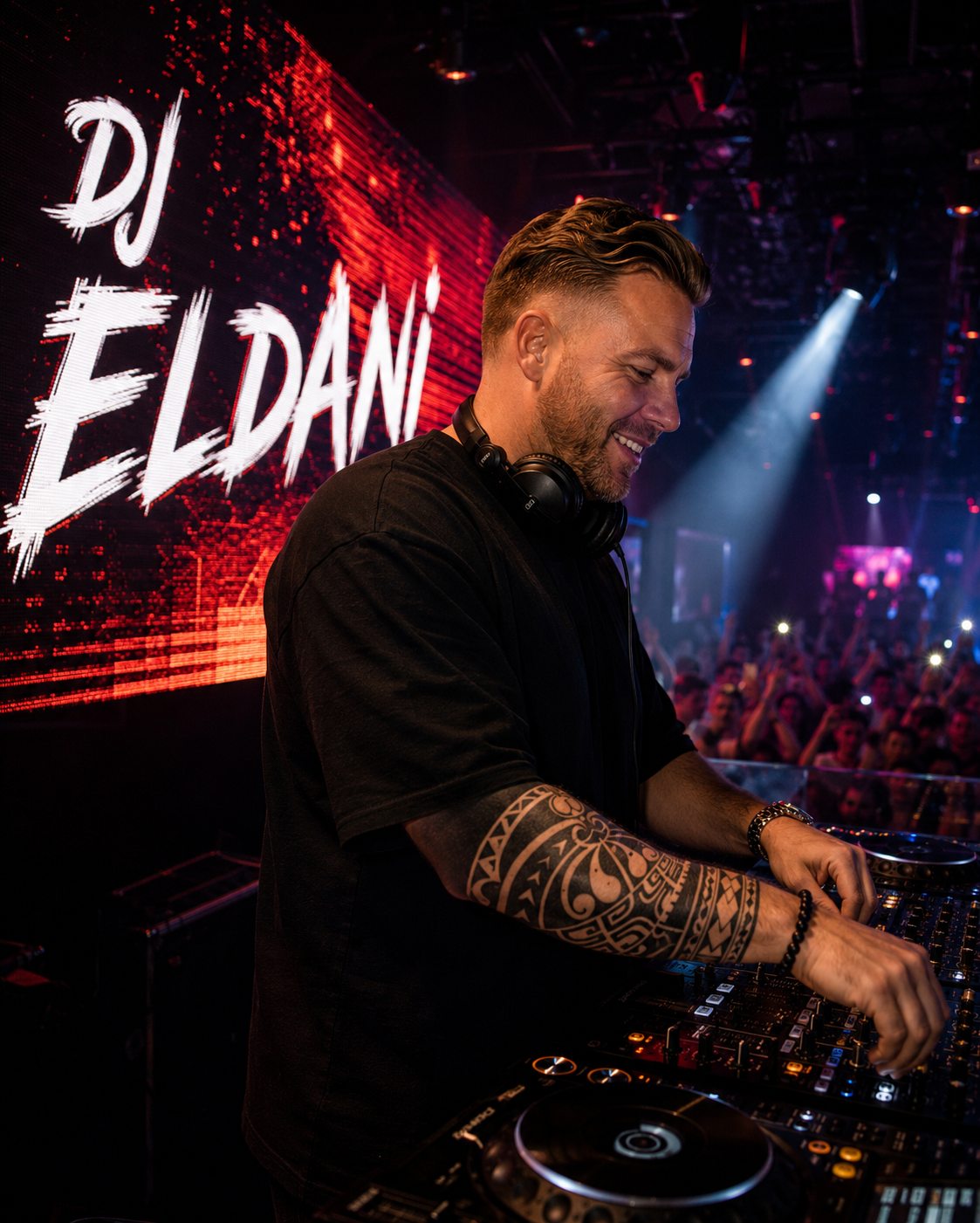 DJ El Dani live achter de decks